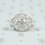 platinum edwardian diamond ring