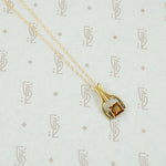 Sophisticated Arts & Crafts Citrine Pendant