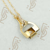 Sophisticated Arts & Crafts Citrine Pendant