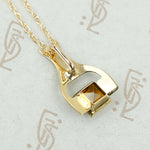 Sophisticated Arts & Crafts Citrine Pendant