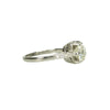 Platinum Edwardian Solitaire Engagement Ring - Gem Set Love