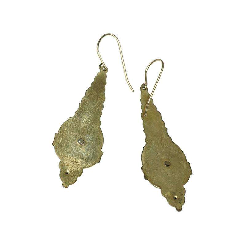 Early 1800's Repoussé Earrings