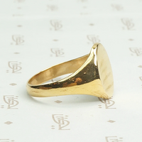 Decadent High Carat Gold Signet Ring