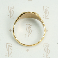 Decadent High Carat Gold Signet Ring