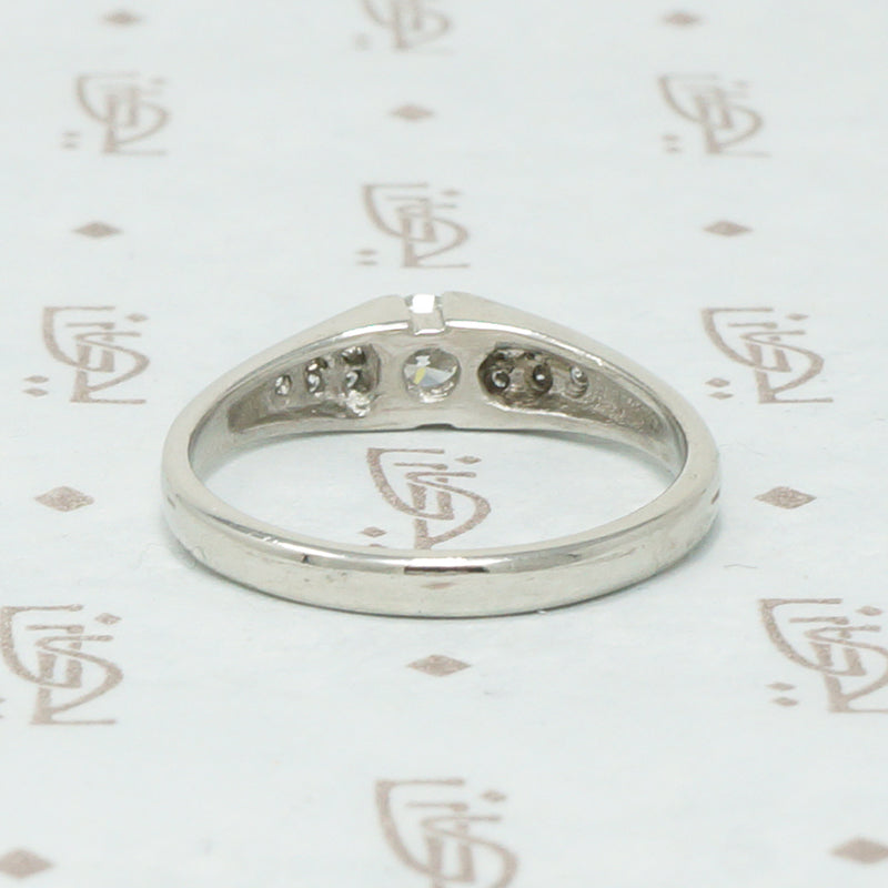 The Perfect 50's Pavé Diamond Engagement Ring