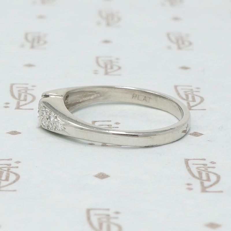 The Perfect 50's Pavé Diamond Engagement Ring