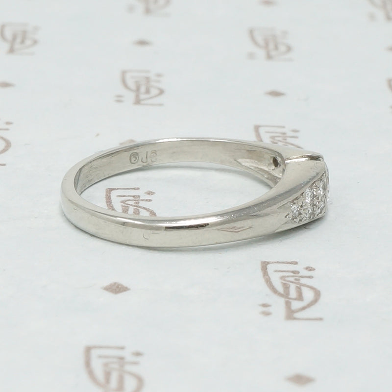 The Perfect 50's Pavé Diamond Engagement Ring