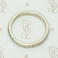 Dimpled & Brushed White Gold Wedding Band