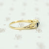 Romantic Edwardian Diamond and Sapphire Band