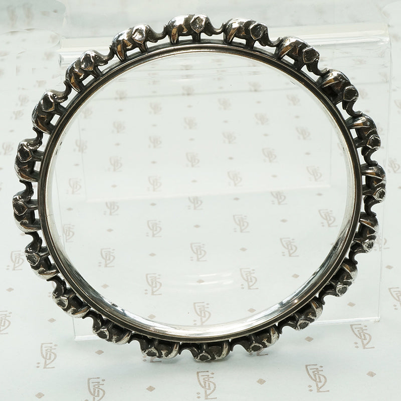 The Marching Elephants Bangle Bracelet