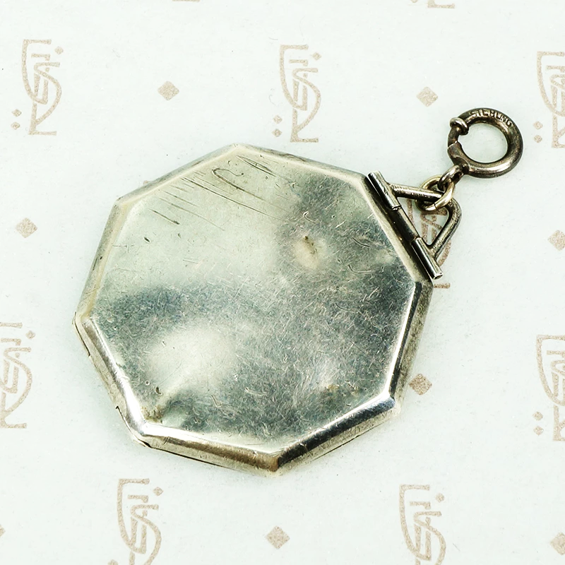 Vintage Engraved Sterling Locket