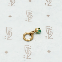 Tiny Emerald Charm