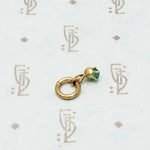 Tiny Emerald Charm