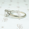 Elegant Emerald Cut Diamond Vintage Engagement Ring