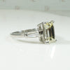 1940's Emerald Cut Diamond Engagement Ring