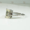 1940's Emerald Cut Diamond Engagement Ring