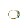 Antique Diamond and Emerald Gold Ring