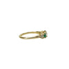 Antique Diamond and Emerald Gold Ring