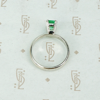 Emerald Platinum Solitaire by 720