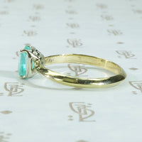 Emerald Cut Emerald Solitaire