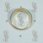 Starry Night Band Enamel and Rose Cut Diamonds in 18k Gold