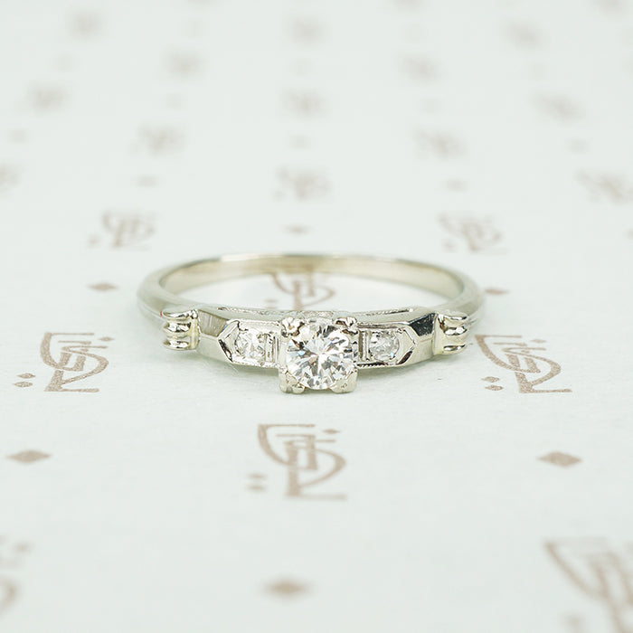 .22ct diamond engagement ring in 14k white gold
