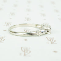 Wonderfully Unique White Gold Diamond Engagement Ring
