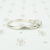 Wonderfully Unique White Gold Diamond Engagement Ring