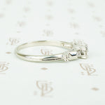 Wonderfully Unique White Gold Diamond Engagement Ring