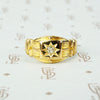 18k chester england omc star set diamond band
