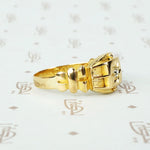 English Star Set Diamond Band