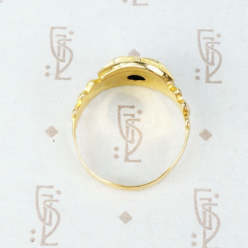 English Star Set Diamond Band