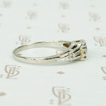 Practical and Pretty Vintage 1930's Engagement Ring