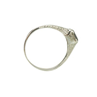 1920's White Gold and Diamond Ring