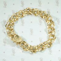 Fabulous 1950's Chunky Gold Bracelet