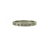 Vintage Hand Engraved Diamond Band