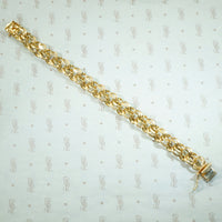Fabulous 1950's Chunky Gold Bracelet