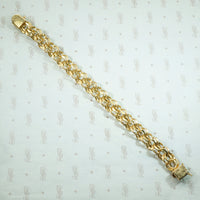 Fabulous 1950's Chunky Gold Bracelet