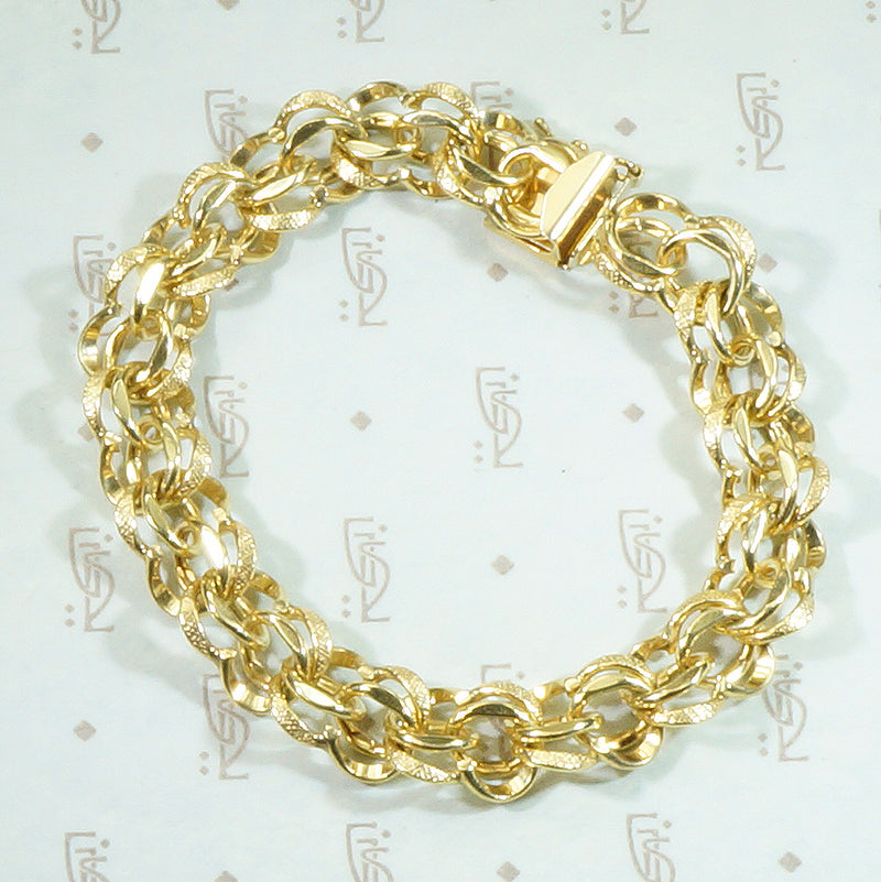 Fabulous 1950's Chunky Gold Bracelet