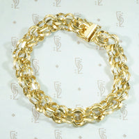 Fabulous 1950's Chunky Gold Bracelet
