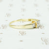 Delightful Engraved Gold and Platinum OMC Diamond Ring