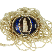 Georgian Multi Strand Pearl Necklace