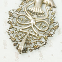 French Hallmarked Silver Large St. Esprit Pendant