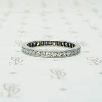 platinum and diamond eternity band 1 total carat circa 1950 size 7.5