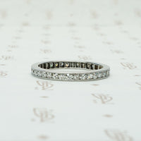 Simply Elegant Platinum and Diamond Eternity Band
