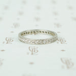1920's platinum diamond eternity band