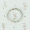 1920's platinum diamond eternity band