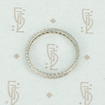 1920's platinum diamond eternity band