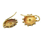 Etruscan Revival 22k Gold Earrings