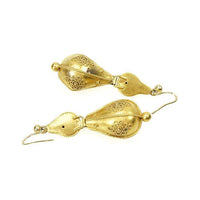 Delightful 15k Gold Etruscan Revival Earrings circa 1870